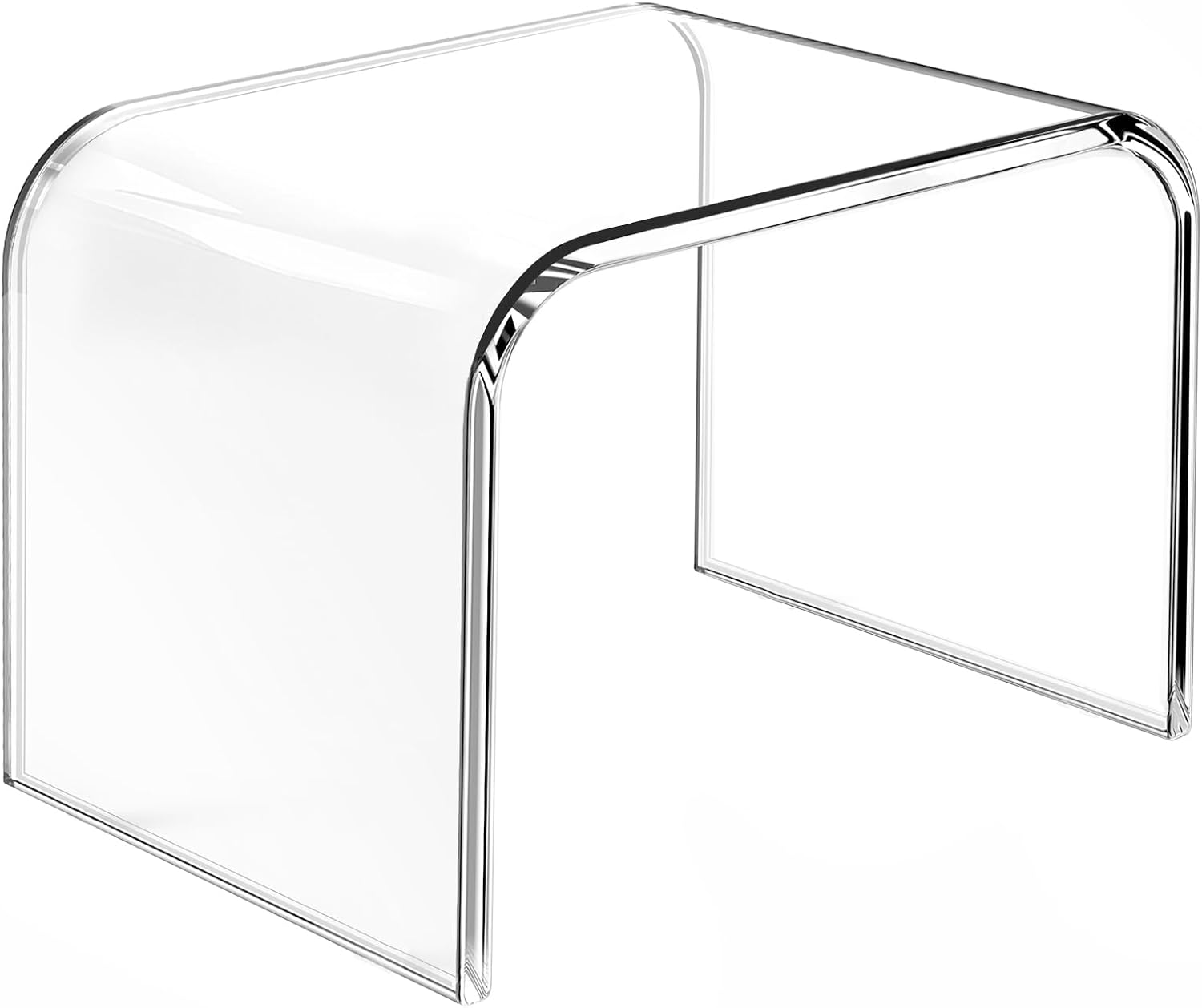 Clear Acrylic Non Slip Bathroom Step Stool