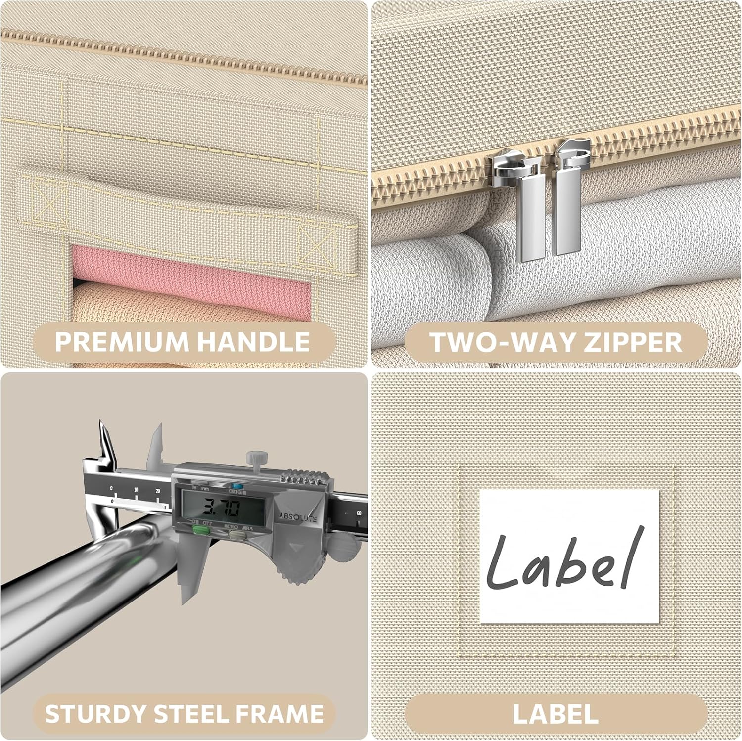 Oxford Fabric Foldable Clothes Storage Boxes